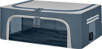KASANOVA Scatola armadio 50x40x20 cm doppia cerniera blu