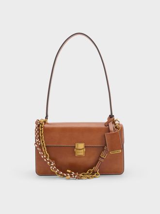 Charles & Keith Acelynn Rope-Chain Shoulder Bag