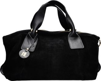 Anna Luchini Zwart Rundleer Tas