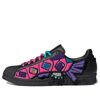 adidas originals Superstar 80s x Han Meilin Black Purple Pink ID4381
