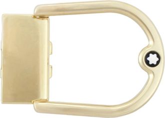 Montblanc Montblanc Horseshoe 35 mm Belt Buckle Light Gold