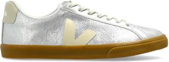 Veja Esplar Logo Suede Sneakers - Dames - Sneakers - Grijs - 36 EU - Leer - Schoenen
