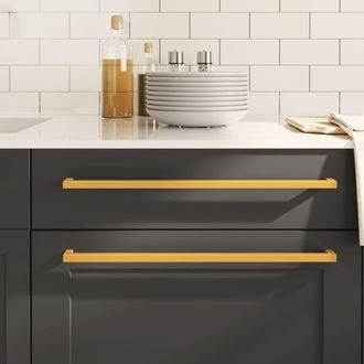 Berkfield Home Cabinet Handles 20 pcs Gold 480 mm Stainless Steel
