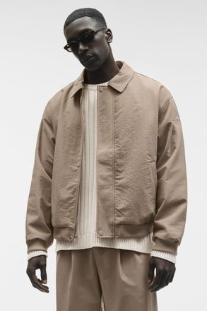 Alo | Duality Bomber Jacket in Gravel, Size: Medium