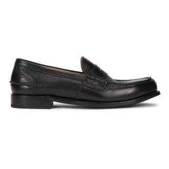 Prada Loafers, male, Black, Size: 11 US Leather Moccasin