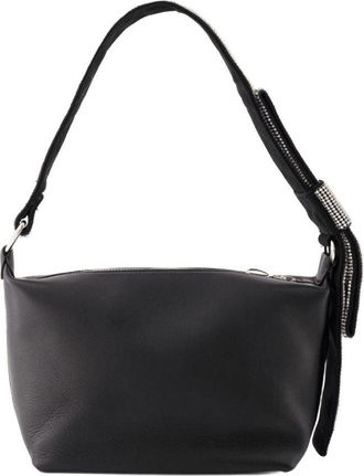 Kara Hobo Bow Bag Kara Leather Black
