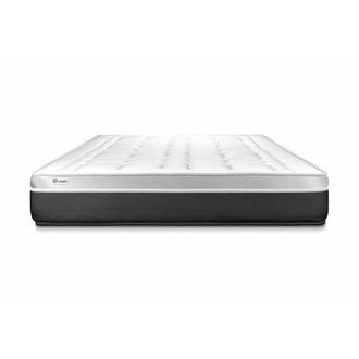 VITALIT Colch&oacute;n blanco con espuma viscoel&aacute;stica 140 x 190