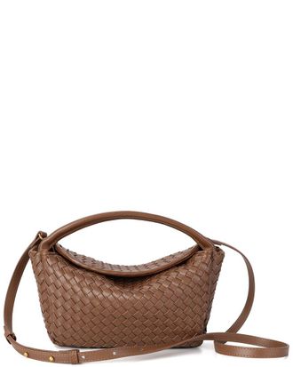 Tiffany & Fred Hand-Woven Leather Crossbody