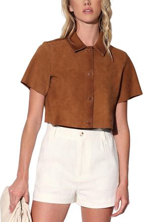 Walter Baker Karla Suede Top