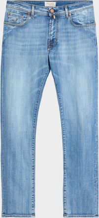 Jacob Cohen Men & apos;s Slim Stretch Faded Light-Wash Denim Jeans