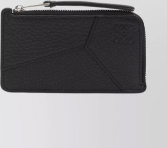 Loewe puzzle edge compact leather coinholder
