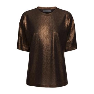 Elena Miro Donna, Top, Marrone, XS, new