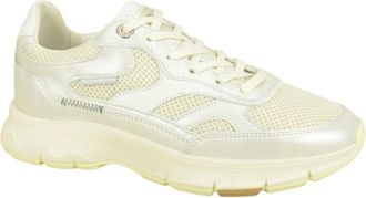 Floris Van Bommel Zilver Mesh Runner Sneakers - Dames - Sneakers - Grijs - 40 EU - Schoenen