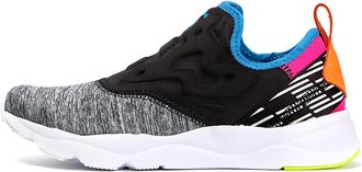 Reebok (WMNS) Reebok FuryLite Slip-On Lux Coal AQ9243