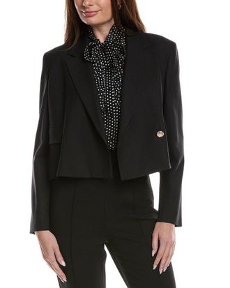 Maje Wool-Blend Suit Blazer