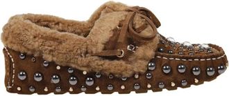 Strategia Revue Velour Loafer - Dames - Bootschoenen - Bruin - 38 EU - Su&egrave;de - Schoenen