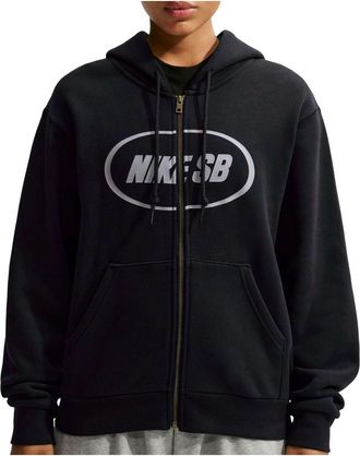 Nike SB Fleece Full-Zip Skate Hoodie Black IU7631-010