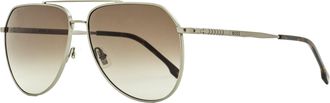HUGO BOSS B1447S Pilot Sunglasses - Gray