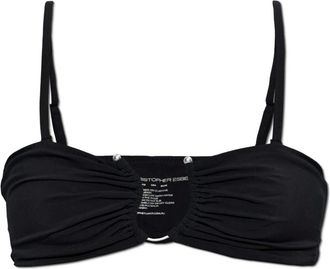 CHRISTOPHER ESBER Badmode, Dames, Zwart, 2Xs, Ruched Crescent Bandeau