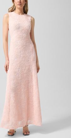 Rotate Womens Floral micromesh maxi dress