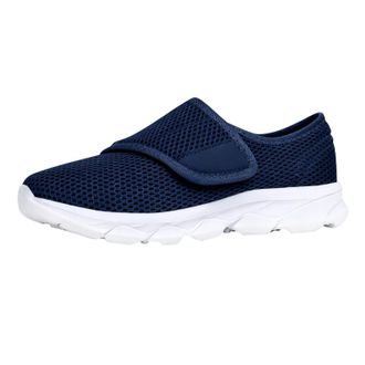 Generic Mens and Womens Wide and Thick Summer Casual Shoes for The Elderly Mens Shoes 10 Casual (Dark Blue, 7.5)