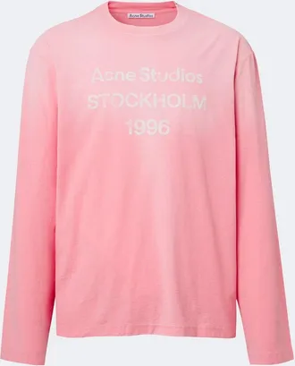 Acne Studios 1996 logo cotton-blend jersey T-shirt
