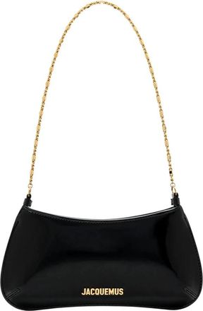 Jacquemus Le Petit Bisou Cha&icirc;ne - Dames - Schoudertassen - Zwart - ONE Size - Katoen - Tassen