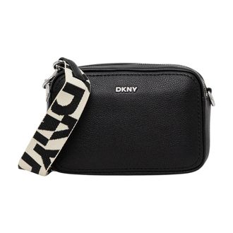 DKNY Dkny, Tassen, Dames, Zwart, ONE Size, Leer, Nessa Camera Bag
