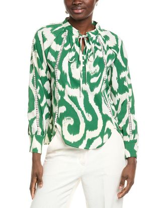 Gracia Tie Neck Blouse