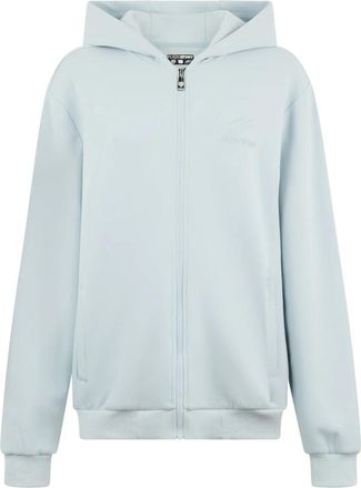 Plein Sport Pique Zip Hoodie Icon - Heren - Sportshirts - Blauw - 4XL - Polyester - Fitness