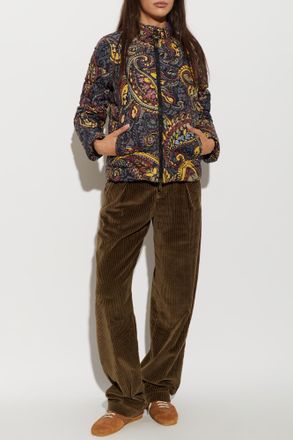 Etro Down Jacket With Stand-up Collar, Womens, Multicolour
