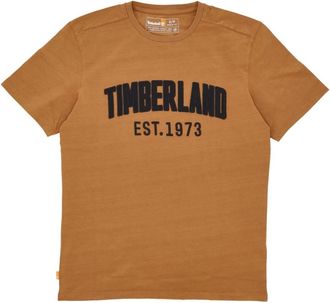 Timberland Modern Wash Tee Wheat Boot T-Shirt - Heren - T-shirts - Bruin - XL - Katoen - Tops