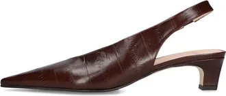 Zinda Schoenen, Dames, Bruin, 42 EU, Leer, Slingbacks 3425