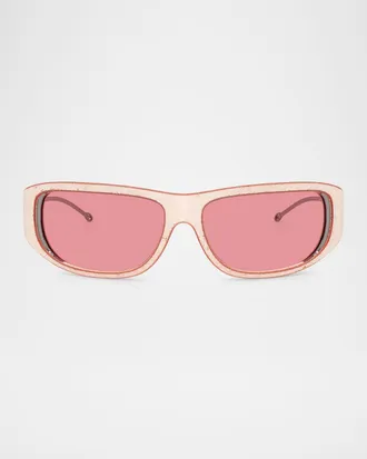Diesel Men & apos;s DL3001 Oval Sunglasses