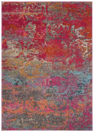 Safavieh Alfombra rosa/azul 122 x 170 cm