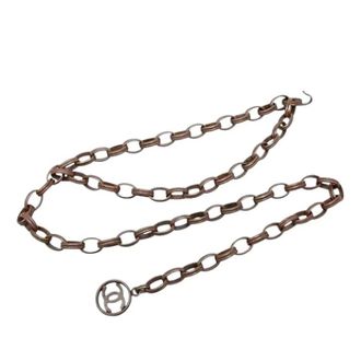 Chanel Pre-owned Metal Belt - female - Chanel Vintage - Vintage Belts - Brown - ONE SIZE - Pre-owned