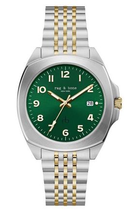 Rag & Bone Bleeker Bracelet Watch, 40mm in Two Tone at Nordstrom