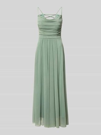 Troyden Collection Cocktailkleid mit Drapierungen in Mint, Gr&ouml;&szlig;e 38