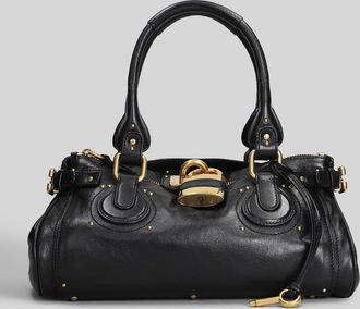 Chloé Paddington Shoulder Bag In Black Leather