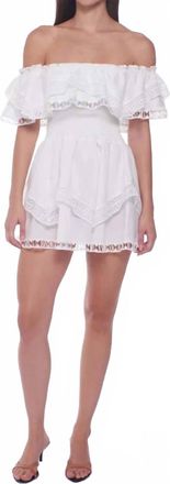 Peixoto Wyatt Mini Dress In White