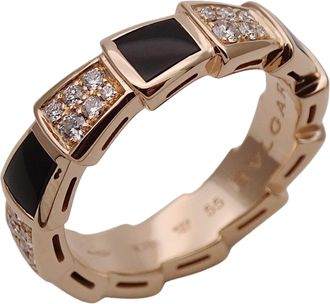 Bulgari Pink Gold Pink Gold (18K) Band Ring (Pre-Owned)