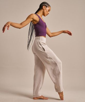 BAM Tulip Leg Cotton Gauze Yoga Pant - X-Large