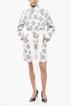 Stella McCartney Chemisier YVONNE a Maniche Lunghe con Stampa Grafica a Contrasto Stella McCartney
