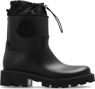 Moncler Black Kickstream Rain Boots