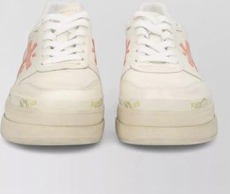 Premiata leather low-top sneakers