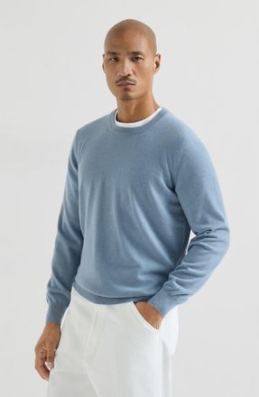Brunello Cucinelli Cashmere sweater in Slate at Nordstrom, Size 60 It