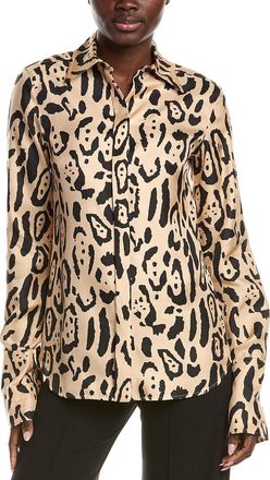 Max Mara Sportmax Armony Silk Printed Top