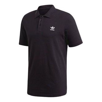 adidas originals Casual Sports Short Sleeve Polo Shirt Black GD2551