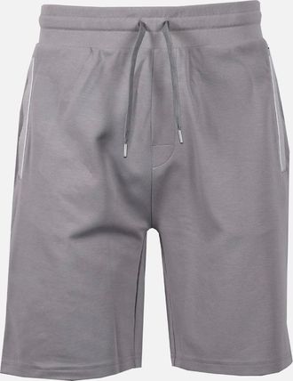 HUGO BOSS Mens Boss Tracksuit Shorts Light Pastel Grey - Size: 36/32