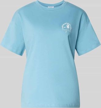 Marc O'Polo Denim Marc OPolo Denim Regular Fit T-Shirt aus reiner Baumwolle in Rauchblau, Gr&ouml;&szlig;e XL